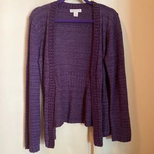 COPY - Christopher & Banks Purple Cardigan
